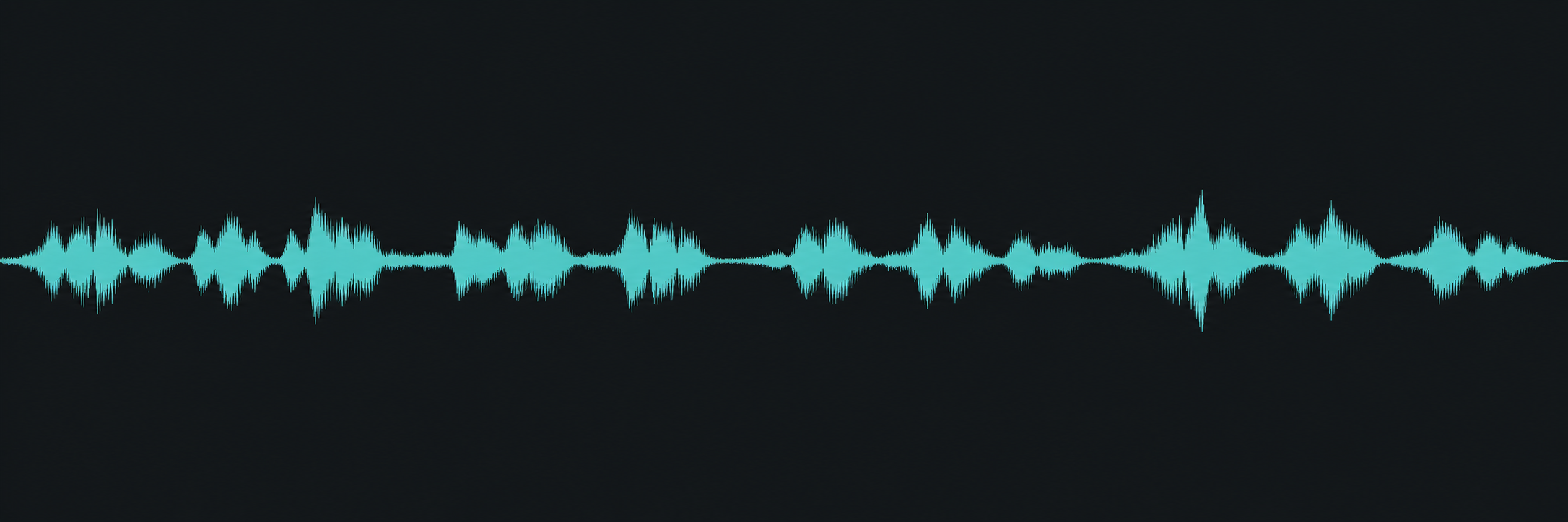 Speech waveform illustrating audio timing